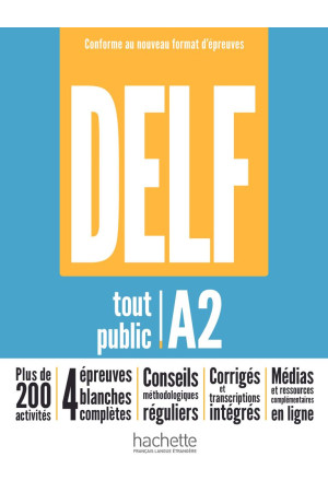 DELF Tout Public A2 Nouveau 2023 Livre + Corriges - DELF (A2) | Litterula