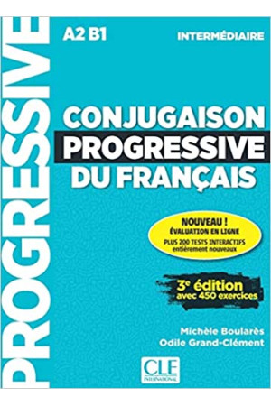 Conjugaison Progr. du Francais Int. 3Ed. Livre + CD & Appli - Žodyno lavinimas | Litterula