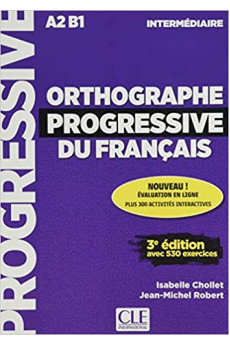 Orthographe Progr. du Francais 3Ed. Int. Livre + CD & Appli