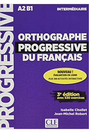 Orthographe Progr. du Francais 3Ed. Int. Livre + CD & Appli - Rašymas | Litterula