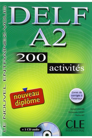 DELF A2 200 Activites Livre + CD* - DELF (A2) | Litterula