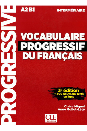 Vocabulaire Progr. du Francais Int. 3Ed. Livre + CD & Appli-Web - Žodyno lavinimas | Litterula