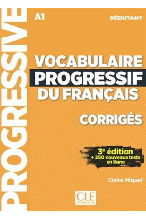 Vocabulaire Progr. du Francais Debut. 3Ed. Corriges - Žodyno lavinimas | Litterula