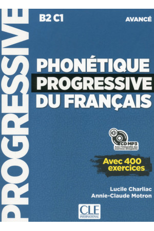 Phonetique Progr. du Francais 2Ed. Avance Livre + CD - Klausymas/kalbėjimas | Litterula