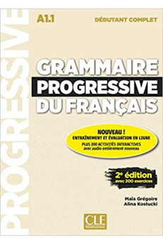 Grammaire Progr. du Francais Compl. Debut. 2Ed. Livre + CD & Appli-Web