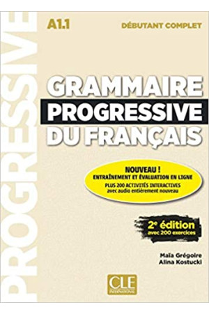 Grammaire Progr. du Francais Compl. Debut. 2Ed. Livre + CD & Appli-Web - Gramatikos | Litterula