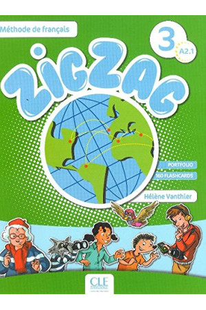 Zig Zag 3 Livre + CD (vadovėlis)* - Zig Zag | Litterula