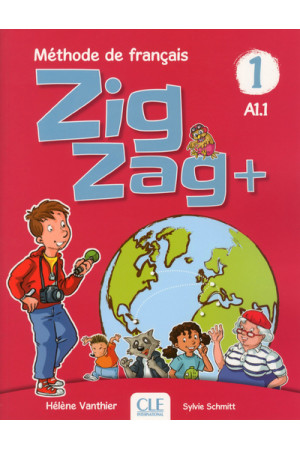 Niveau Zig Zag+ 1 Livre + CD (vadovėlis) - Niveau Zig Zag+ | Litterula