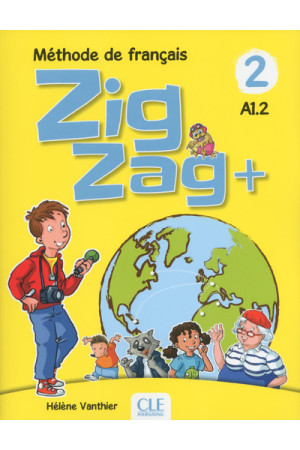 Niveau Zig Zag+ 2 Livre + CD (vadovėlis) - Niveau Zig Zag+ | Litterula