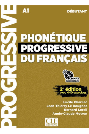 Phonetique Progr. du Francais 2Ed. Debut. Livre + CD - Klausymas/kalbėjimas | Litterula