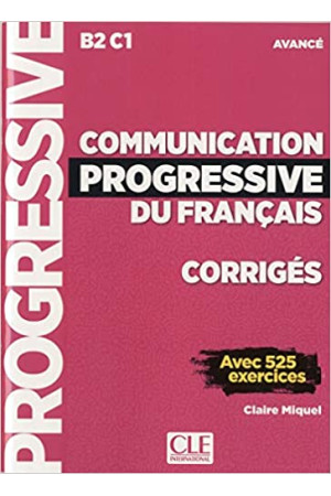Communication Progr. du Francais Avance 3Ed. Corriges - Klausymas/kalbėjimas | Litterula