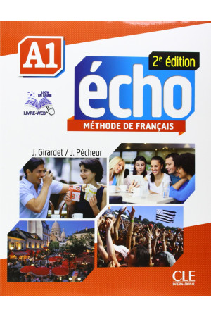 Echo 2Ed. A1 Livre + DVD (vadovėlis) - Echo 2Ed. | Litterula