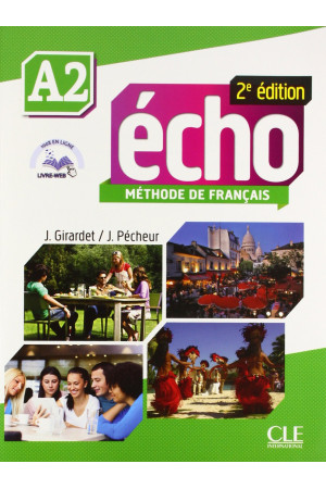 Echo 2Ed. A2 Livre + DVD (vadovėlis) - Echo 2Ed. | Litterula