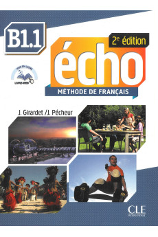 Echo 2Ed. B1.1 Livre + DVD (vadovėlis)