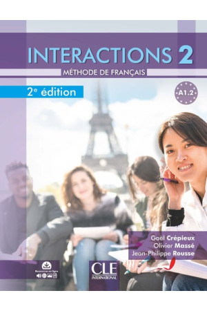 Interactions 2Ed. 2 Livre + Audio Telechargeable - Interactions 2Ed. | Litterula