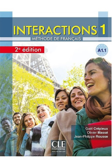 Interactions 2Ed. 1 Livre + Audio Telechargeable (vadovėlis)