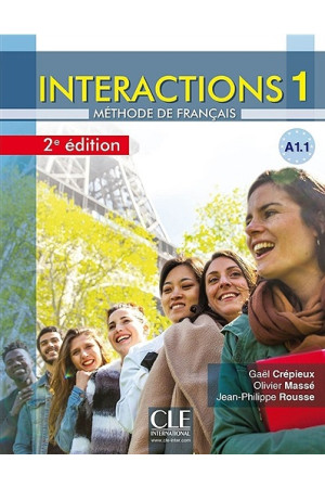 Interactions 2Ed. 1 Livre + Audio Telechargeable - Interactions 2Ed. | Litterula