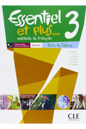 Essentiel Et Plus 3 Livre + DVD-ROM (vadovėlis) - Essentiel Et Plus | Litterula