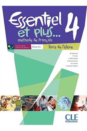 Essentiel Et Plus 4 Livre + DVD-ROM (vadovėlis) - Essentiel Et Plus | Litterula