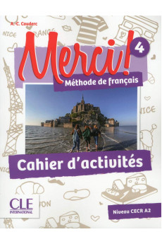 Merci! 4 A2+ Cahier d'Activites (pratybos)