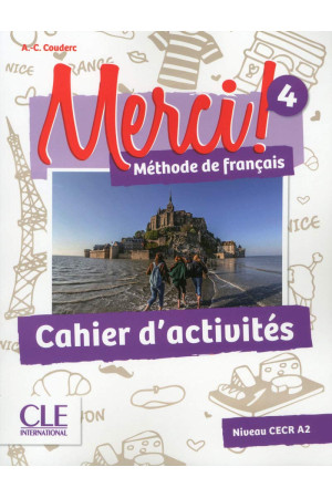 Merci! 4 A2+ Cahier d Activites (pratybos) - Merci! | Litterula