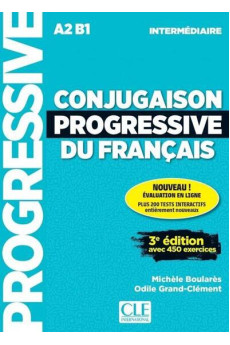 Conjugaison Progr. du Francais Int. 3Ed. Livre + Audio en Ligne & Appli