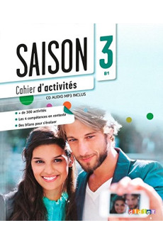 Saison 3 Cahier d'Activites + CD (pratybos)