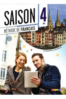 Saison 4 Livre + CD Audio + DVD (vadovėlis)