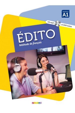 Edito A1 2016 Ed. Livre + CD & DVD (vadovėlis)* - Edito 2015-2018 Ed. | Litterula
