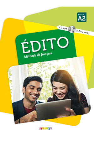 Edito A2 2016 Ed. Livre + CD & DVD (vadovėlis) - Edito 2015-2018 Ed. | Litterula