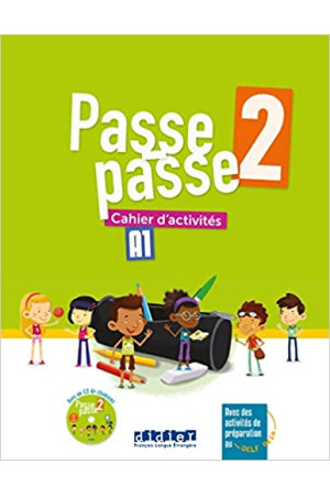 Passe-passe 2 Cahier + CD MP3 (pratybos) - Passe-passe | Litterula