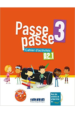 Passe-passe 3 Cahier + CD MP3 (pratybos) - Passe-passe | Litterula