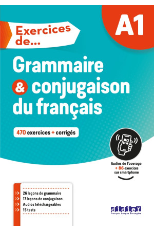 Exercices de Grammaire & Conjugaison A1 Livre & Didier App - Gramatikos | Litterula