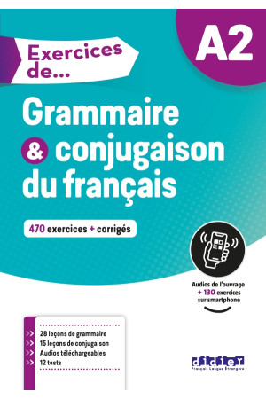 Exercices de Grammaire & Conjugaison A2 Livre & Didier App - Gramatikos | Litterula