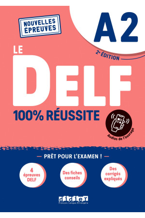 Le DELF A2 100 Reussite 2Ed. 2021 Livre + Didier App - DELF (A2) | Litterula