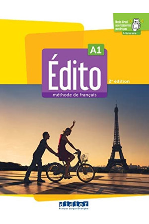 Niveau Edito A1 2022 Ed. Livre + Didier FLE App (vadovėlis) - Niveau Edito 2022/2023 Ed. | Litterula