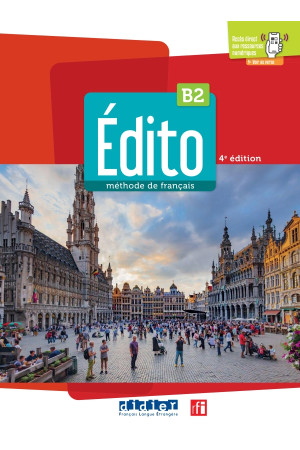 Niveau Edito B2 2022 Ed. Livre + Didier FLE App (vadovėlis) - Niveau Edito 2022/2023 Ed. | Litterula