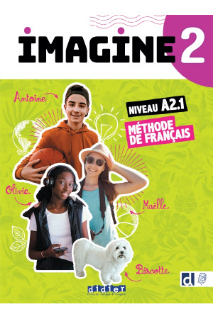 Imagine 2 A2.1 Livre + DVD-ROM & App (vadovėlis)* - Imagine | Litterula