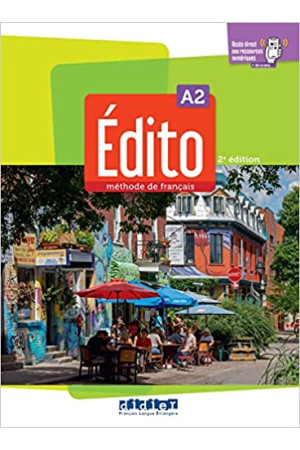 Niveau Edito A2 2022 Ed. Livre + Didier FLE App (vadovėlis) - Niveau Edito 2022/2023 Ed. | Litterula