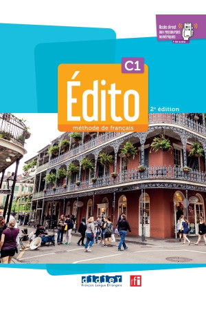 Niveau Edito C1 2024 Ed. Livre + Cahier & Didier FLE App (vadovėlis) - Niveau Edito 2022/2023 Ed. | Litterula