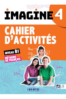 Imagine 4 Cahier d'Activites + Didier App (pratybos)