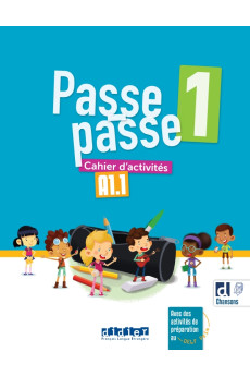 Passe-passe 1 Cahier d'Activites + Didier App (pratybos)