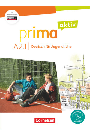 Prima Aktiv A2.1 Kursbuch + PagePlayer-App (vadovėlis) - Prima Aktiv | Litterula