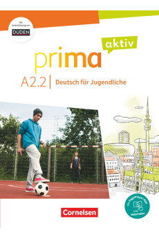 Prima Aktiv A2.2 Kursbuch + PagePlayer-App (vadovėlis)