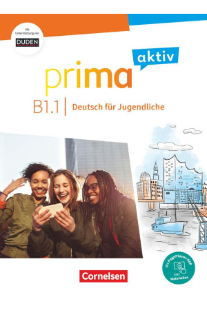 Prima Aktiv B1.1 Kursbuch + PagePlayer-App (vadovėlis) - Prima Aktiv | Litterula