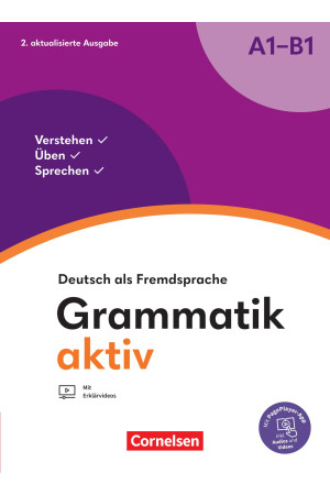 Grammatik aktiv A1/B1 2e Ausgabe Buch + PagePlayer-App - Gramatikos | Litterula