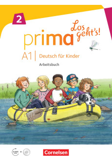 Prima Los geht's! 2 Arbeitsbuch + CD (pratybos)