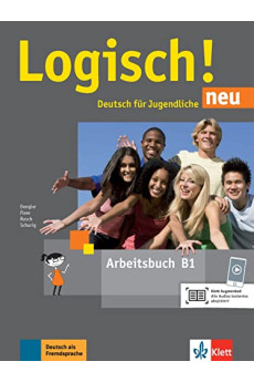 Logisch! Neu B1 Arbeitsbuch + Audio zum Download (pratybos)