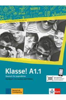 Klasse! A1.1 Kursbuch + Audios & Videos (vadovėlis)*