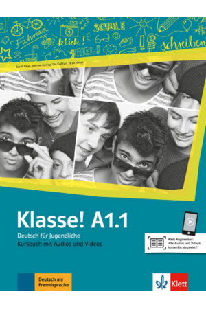 Klasse! A1.1 Kursbuch + Audios & Videos (vadovėlis) - Klasse! | Litterula